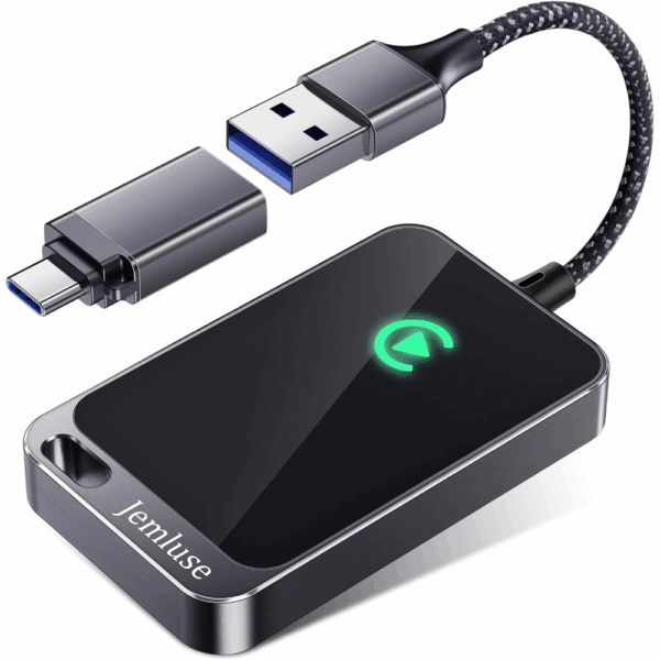 Jemluse Wireless CarPlay Adapter for Apple iPhone