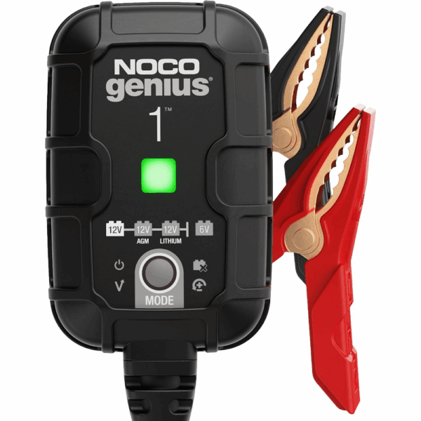 NOCO GENIUS1: 1A 6V/12V Smart Battery Charger