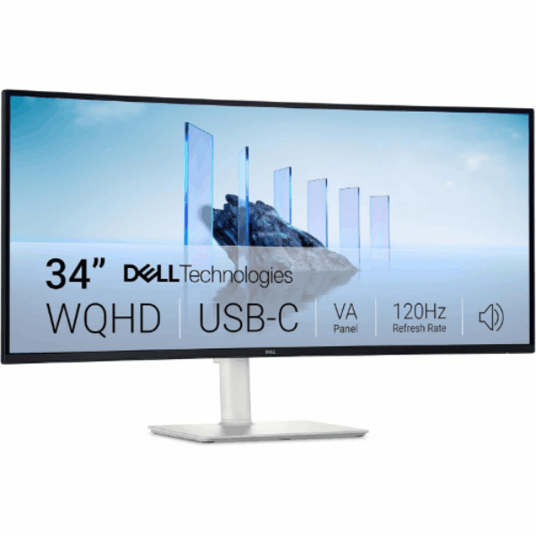 Dell 34 Plus USB-C Curved Monitor - S3425DW - 34-inch