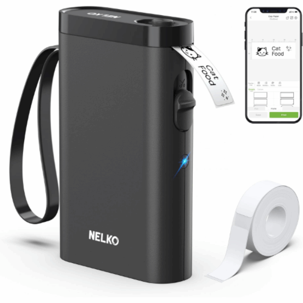 Nelko Label Maker Machine with Tape