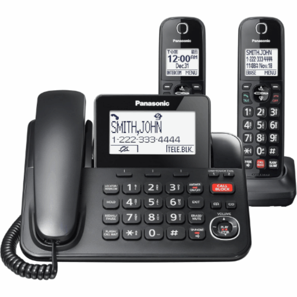 Panasonic Corded/Cordless Phone with Advanced Call Block