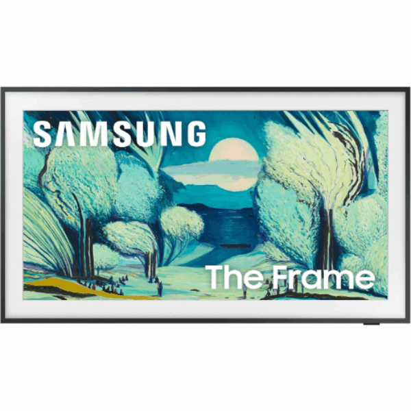 Samsung 55-Inch Class The Frame LS03F 4K QLED Smart TV (2025 Model) Slim Fit Wall Mount