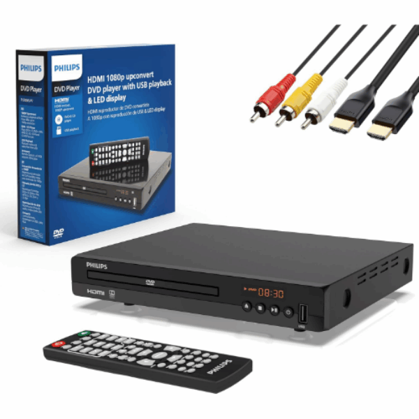 Philips DVD Players for TV with HDMI Port 1080P All Region HD DVD Player