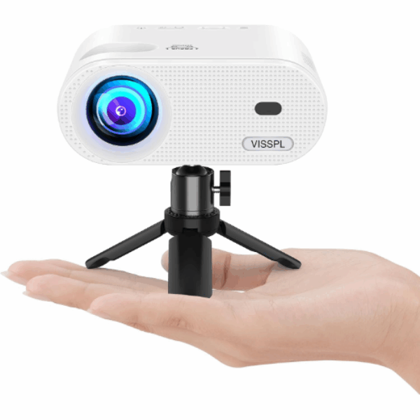 VISSPL Mini Projector, VISSPL Full HD 1080P Video Projector