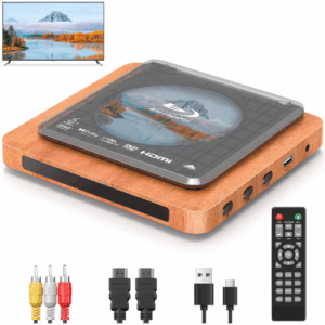 DID A R Blu-ray Player with HDMI/AV Cables & Remote