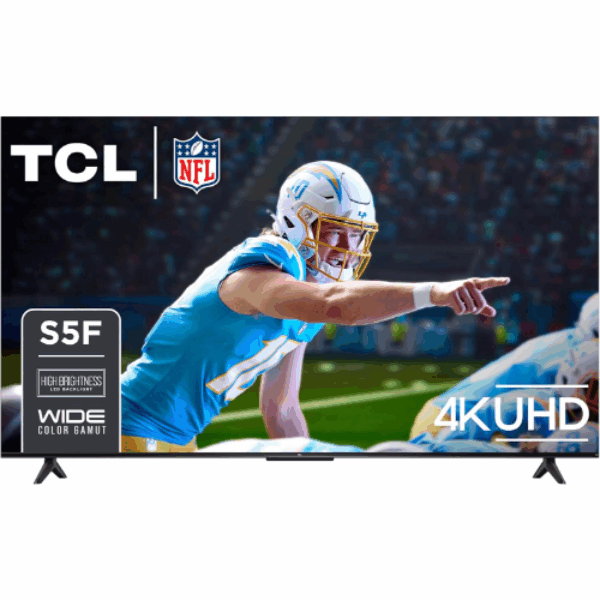 TCL 55-Inch Class S5 UHD 4K LED Smart TV with Fire TV (55S551F, 2024 Model)