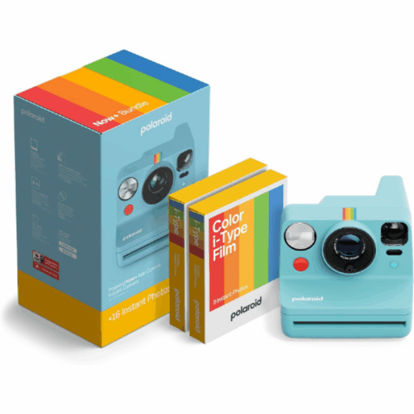 Polaroid Now+ 3rd Generation I-Type Instant Camera + Film Bundle