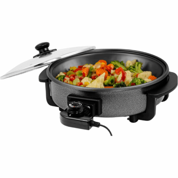 OVENTE 12 Inch Electric Skillet and Frying Pan with Nonstick Coating