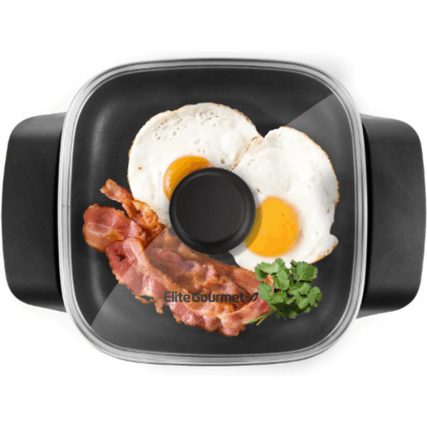 Elite Gourmet EG808 8” x 8" Non-stick Electric Skillet
