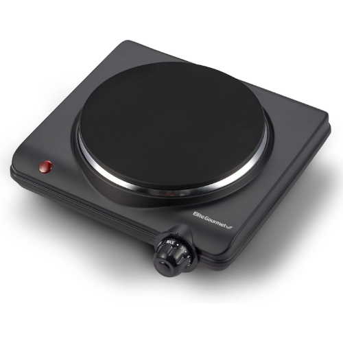 Elite Gourmet ESB-301BF# Countertop Single Cast Iron Burner