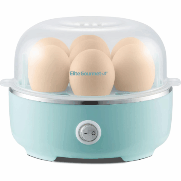 Elite Gourmet EGC115M Easy Egg Cooker Electric 7-Egg Capacity